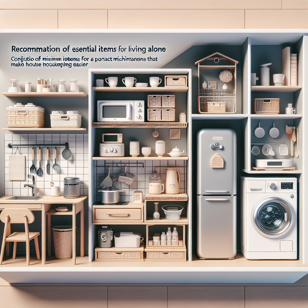 자취 필수템 추천, 살림이 쉬워지는 최소템 구성