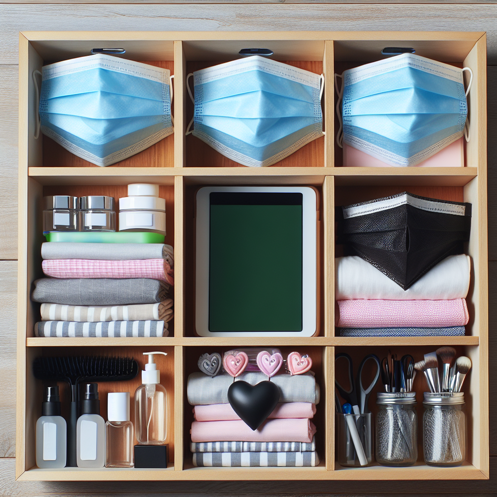 마스크 정리 팁, 늘 쓰는 아이템 깔끔하게 보관