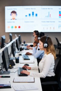 콜센터 직원 사진
