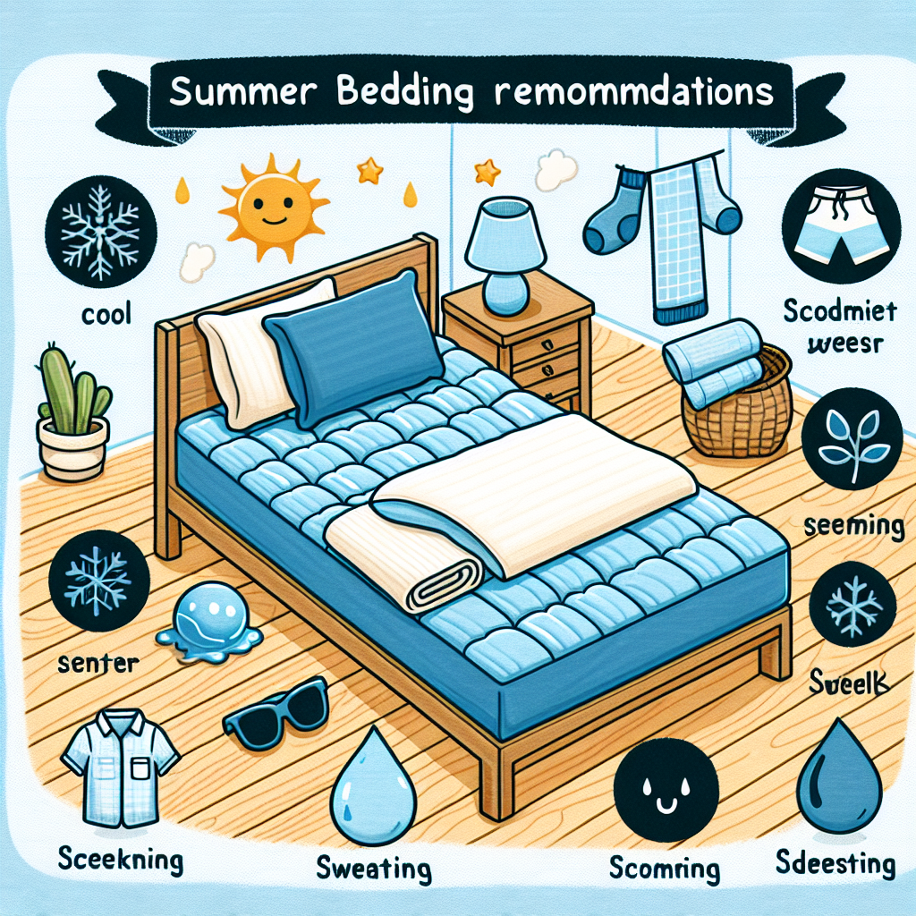 여름 침구 추천, 땀 흡수 잘 되는 시원한 원단