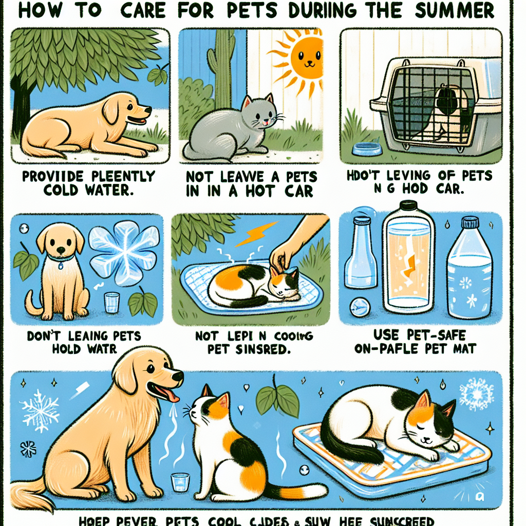 반려동물 여름관리법, 열사병 걱정 없이 시원하게