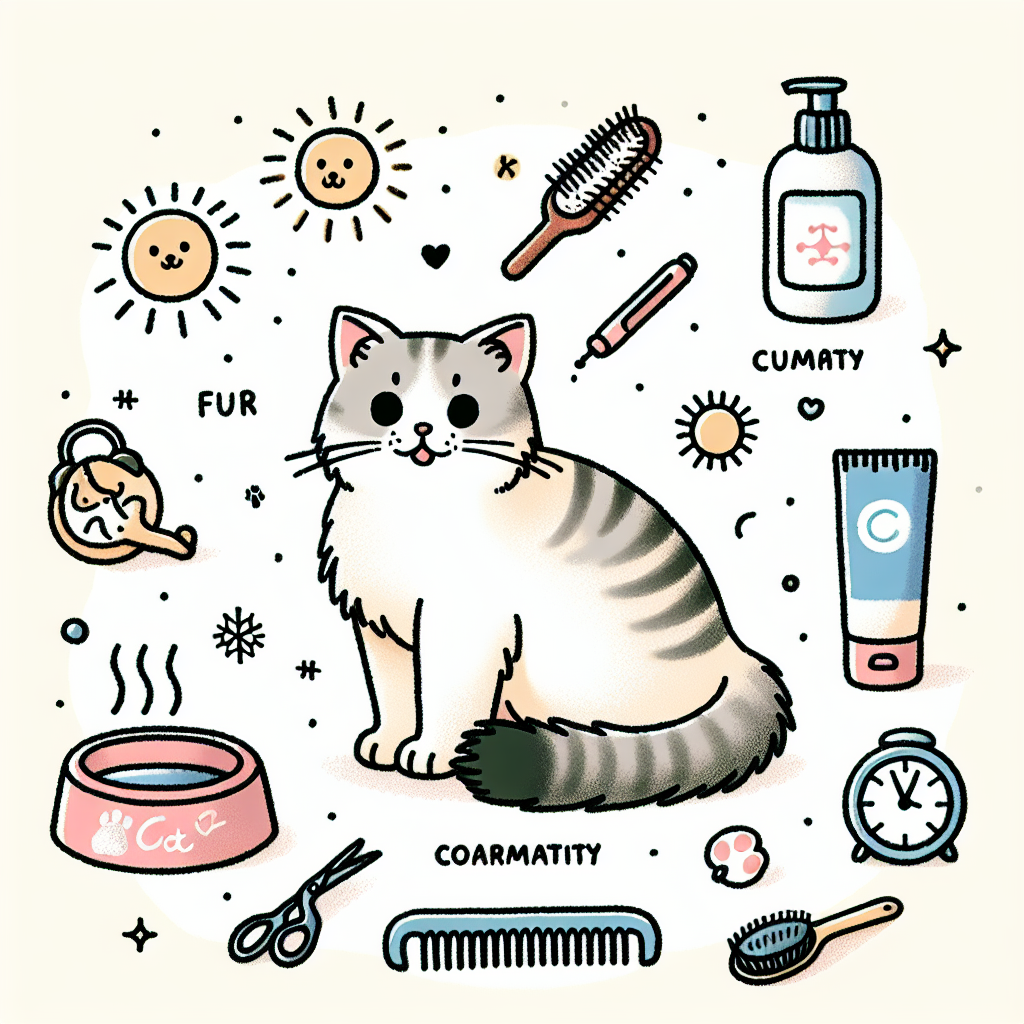 고양이 여름 필수템, 털 관리와 온도 조절 동시에