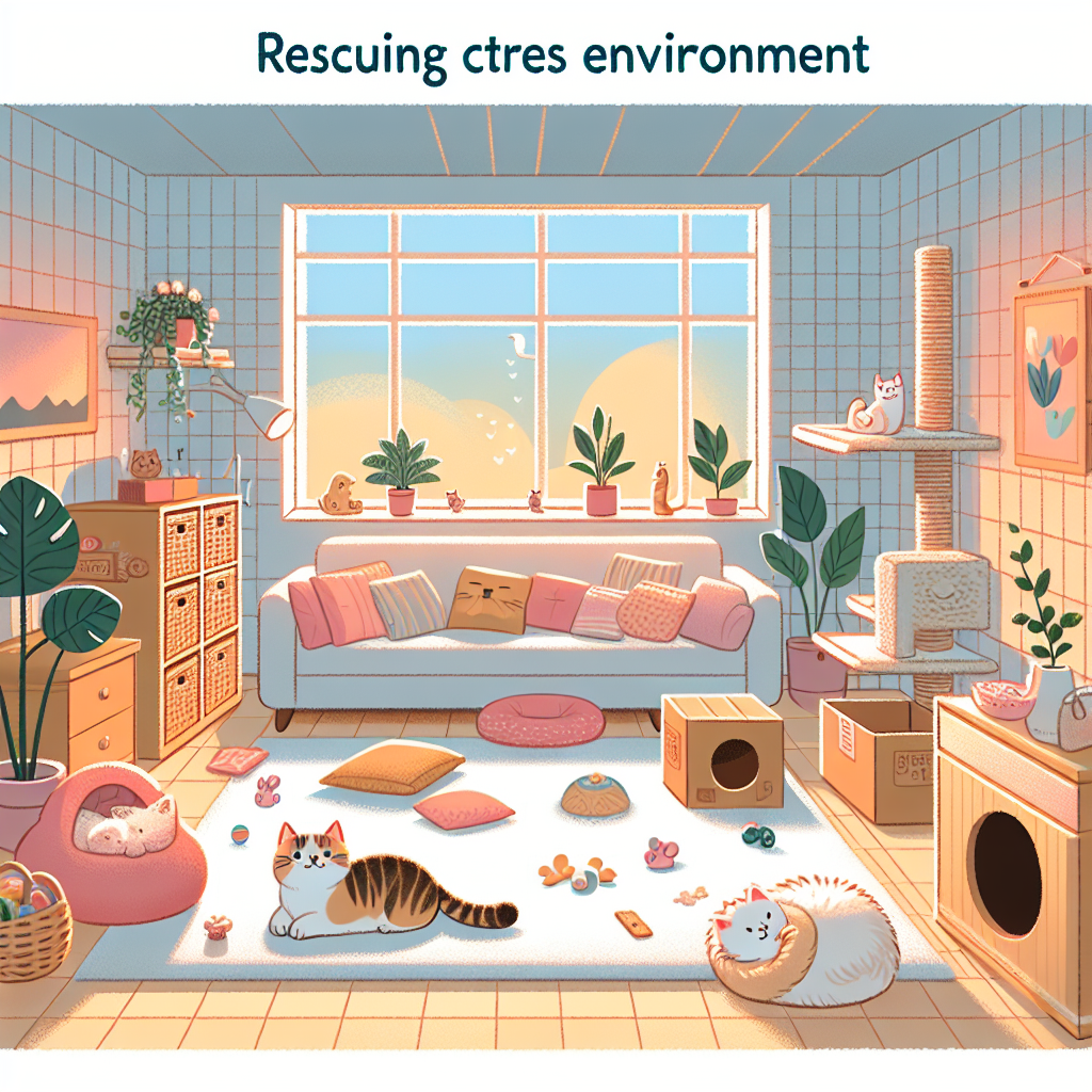 고양이 스트레스 해소법, 혼자 있어도 안심하는 환경