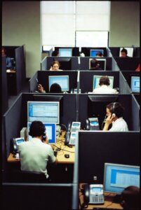 콜센터 현장 모습