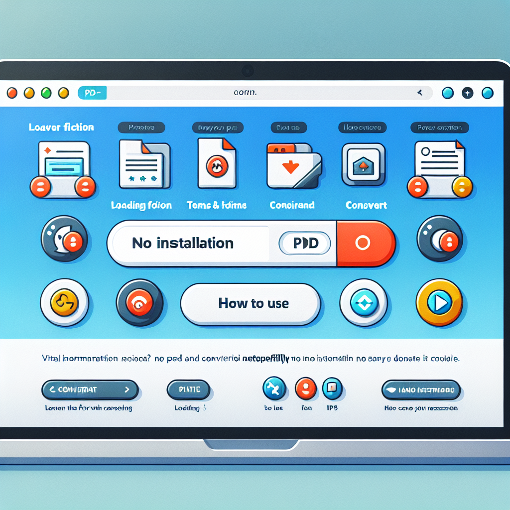 PDF 변환 사이트, 설치 없이 해결하고 싶을 때 찾는 키워드