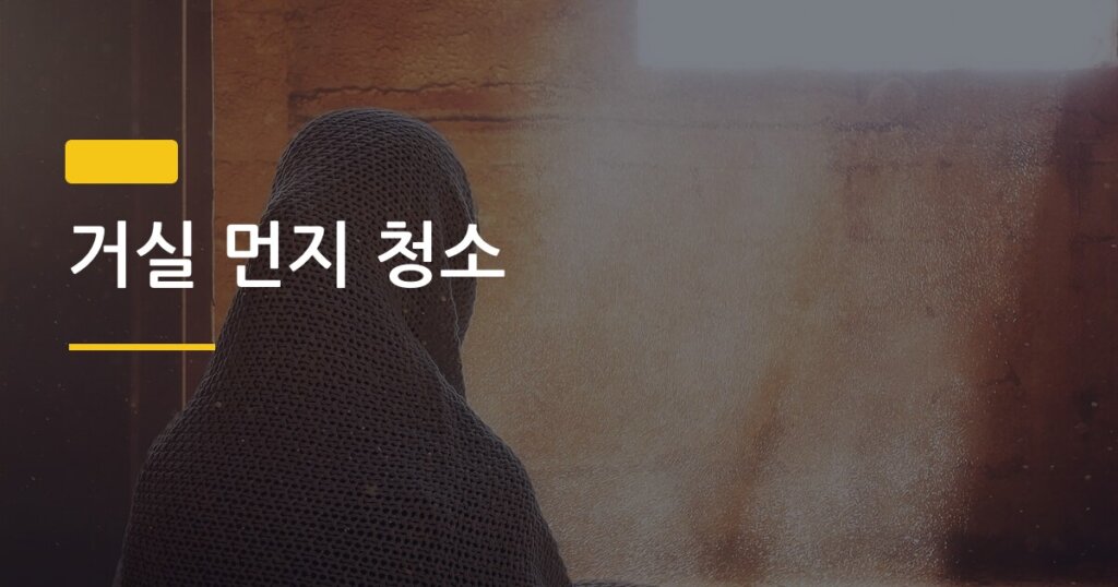 거실 먼지 청소, 쌓이는 속도 절반으로 줄이는 순서와 주기 공개