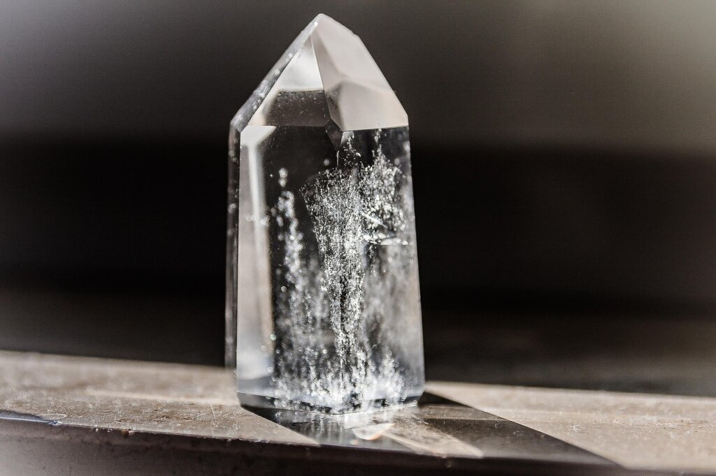 hard water mineral scale close-up on bathtub surface